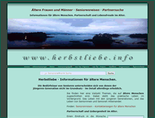 Tablet Screenshot of herbstliebe.info